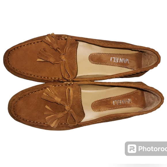 Vaneli Seude Leather Loafers/Moçcasins  Women's 8 - Picture 3 of 12